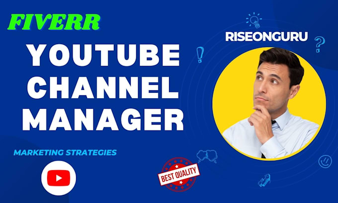 Be your youtube channel growth manager and seo keyword research by