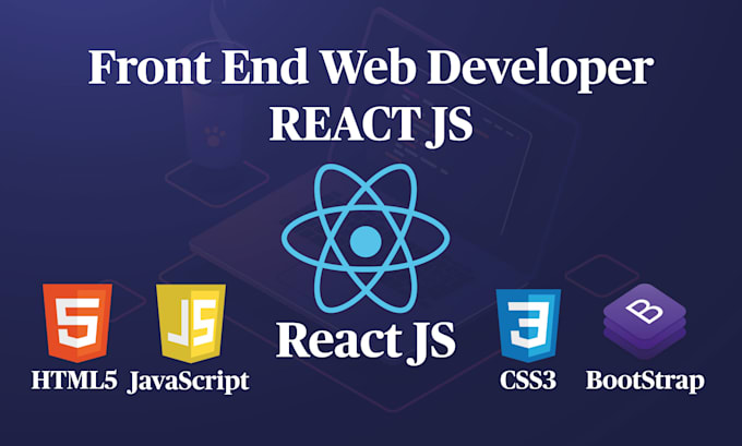 Do front end web development in react js and javascript by ...