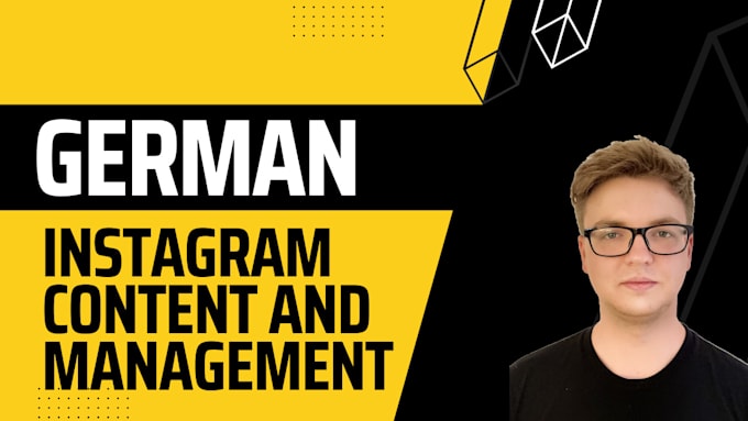 create german instagram content and manage your account