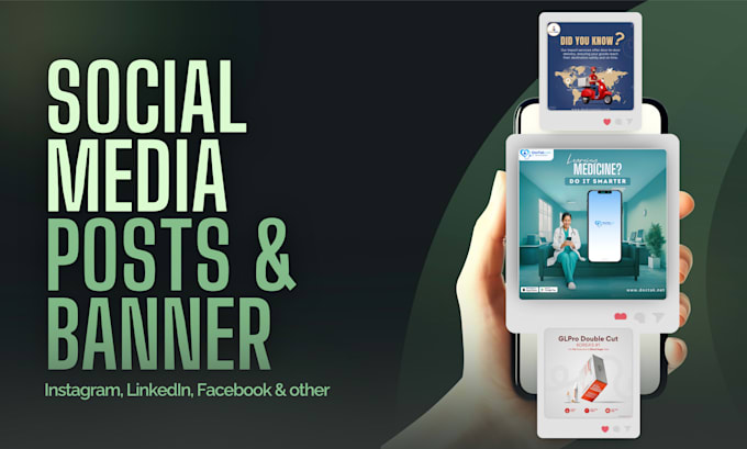 design professional social media posts for your brand