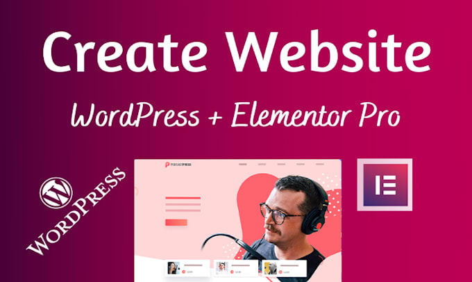 build a professional wordpress website with elementor, wpbakery, divi, acf