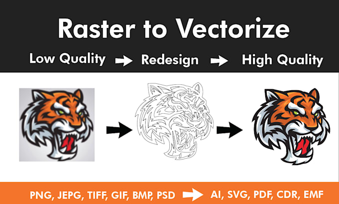 Redesign, recreate, vectorize, edit and modify your logo by Alihyder387 ...