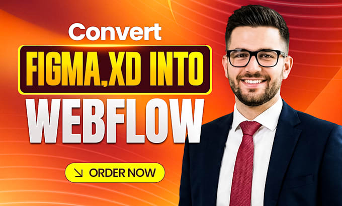 develop figma to webflow, xd to webflow website