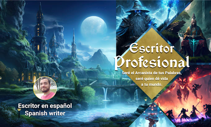 write your story in spanish, escritor profesional en español