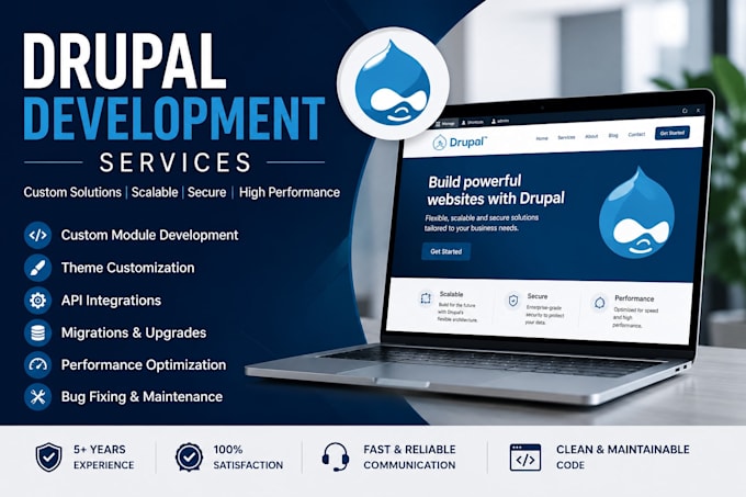 build custom drupal websites, modules, apis and migrations