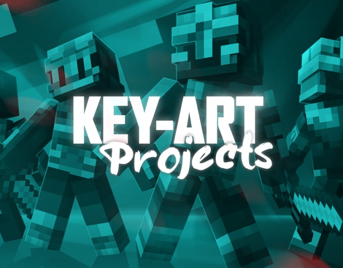 Create best minecraft keyart and thumbnail by Osmqnn Fiverr
