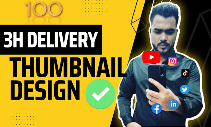 design smart logo youtube thumbnail design