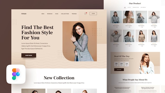Design your ecommerce shop website ui ux in 10hr by Nasserallahelor ...