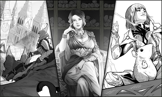 create amazing original fantasy characters and settings