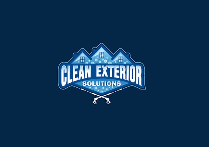 design cleaning and maintenance logo