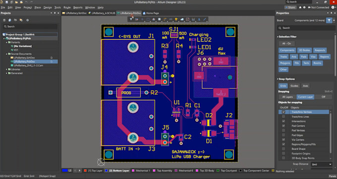 Do pcb design and programming by Sajanawick | Fiverr
