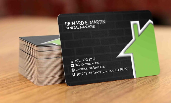 make stylish and professional business card