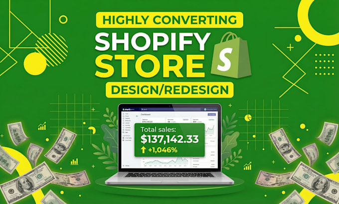 develop, design and launch your ecommerce shopify website