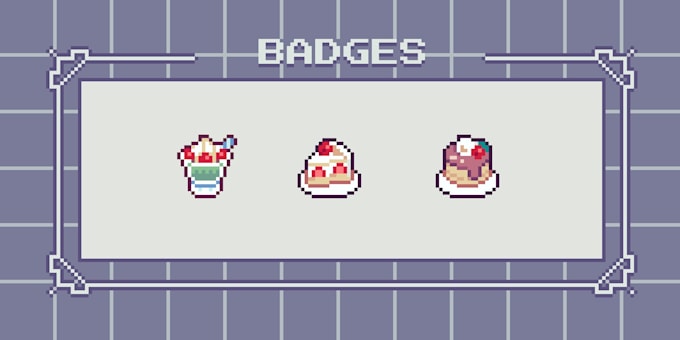 create pixel art twitch sub or bit badges
