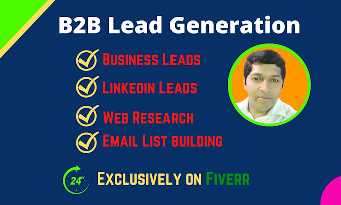 do b2b lead generation by web research and email list building