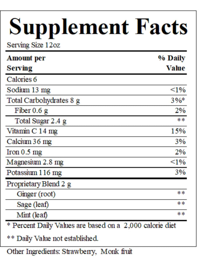 Create supplement facts panel by Elonyango Fiverr