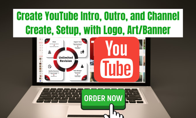 Create Youtube Intro Outro And Channel Create Setup With Logo Art Create Youtube Intro Outro And Channel Create Setup With Logo Art