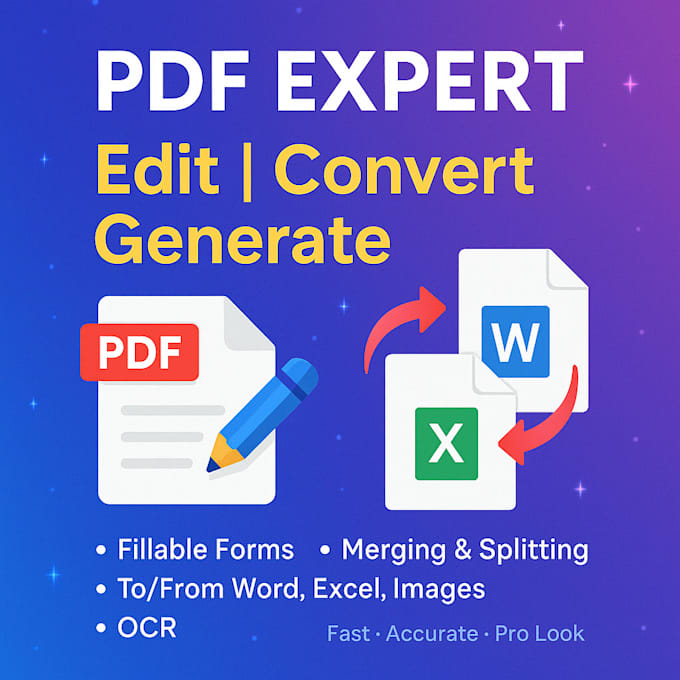 edit and convert your PDF files into editable formats fast