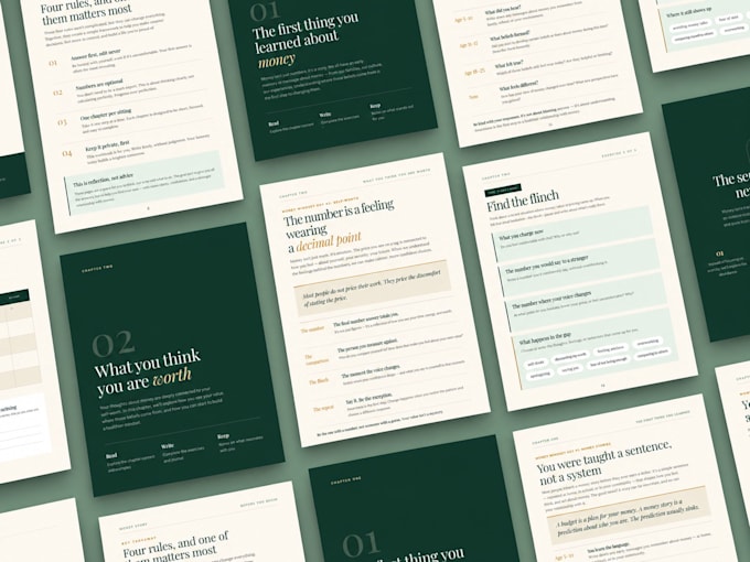 design workbook, ebook, worksheets and lead magnet