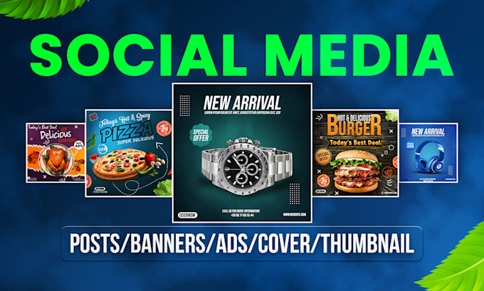 design social media posts, instagram post  facebook post ad creative