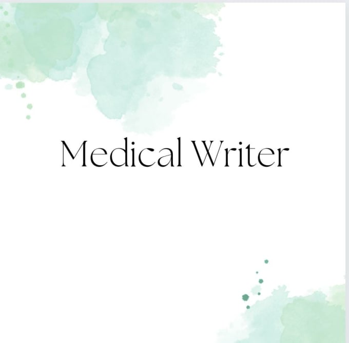 Help you write medical articles by Umaaiza1 Fiverr