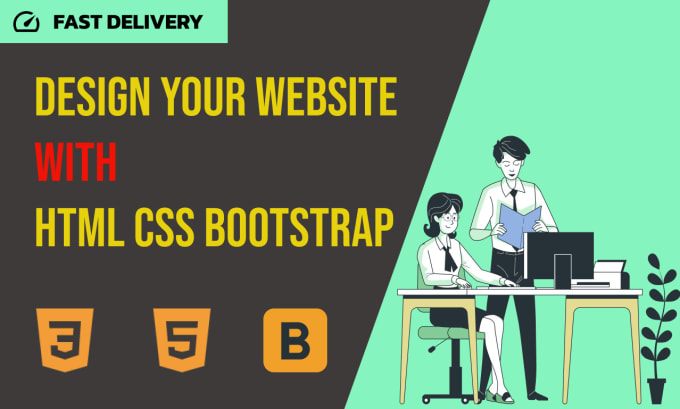 Build website design using html css jqurey bootstrap by Itstrome | Fiverr
