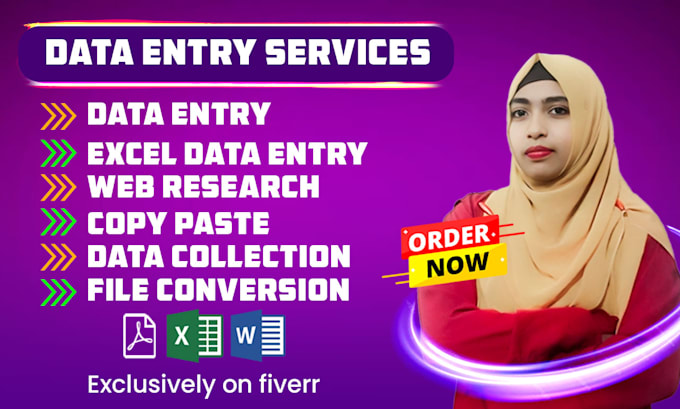 do accurate excel data entry web research and copy paste job
