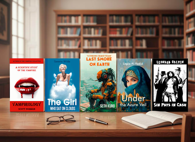 create a high converting book cover design for your ebook or print