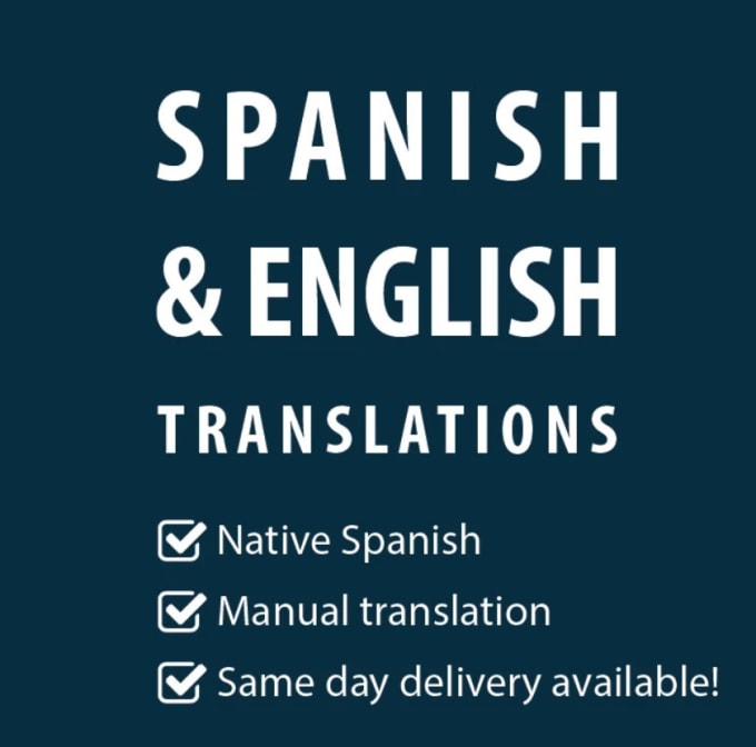 Translate English To Spanish Perfect Grammar By Rodean Fiverr 1075