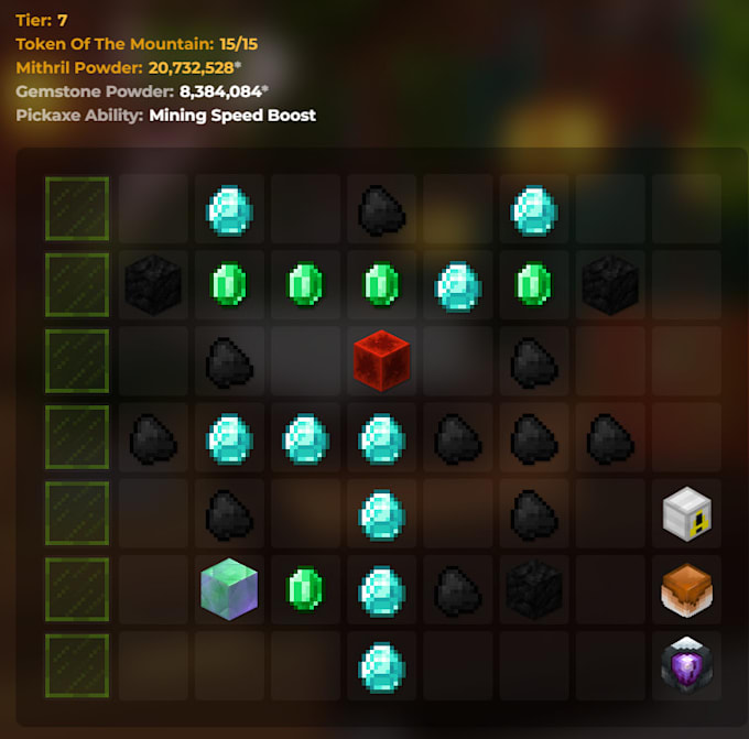 Get you pewder for mining on hypixel skyblock by Storm60 Fiverr