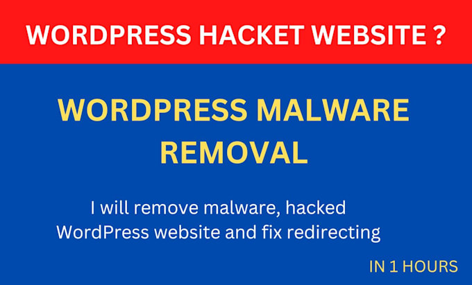 remove malware and fix hacked wordpress website with redirecting issues