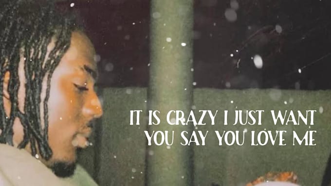 create an animated lyrics video