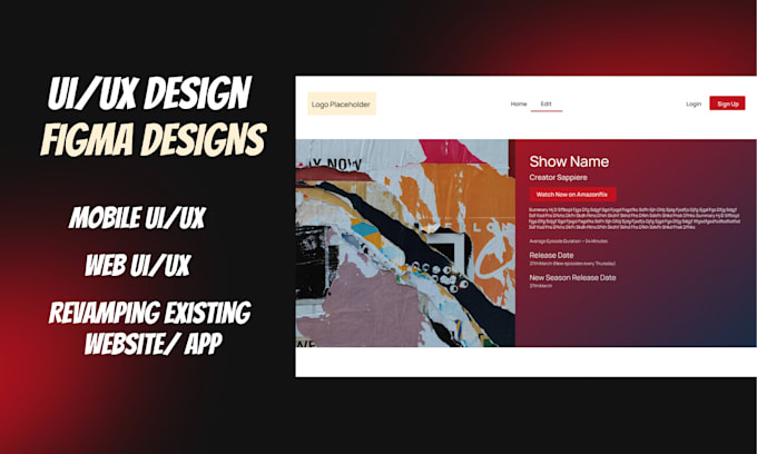 Do ui ux design, template design on wix, and graphic design by ...
