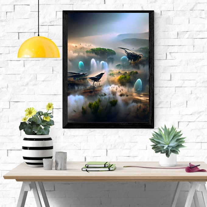 Design your dream wall art canvas as you wish for your wall by