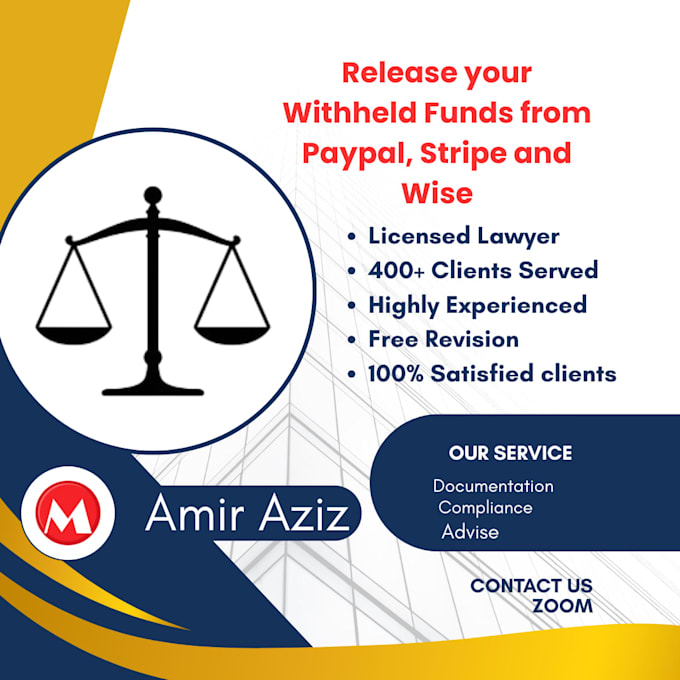 release your withheld funds from schedule a, paypal, stripe