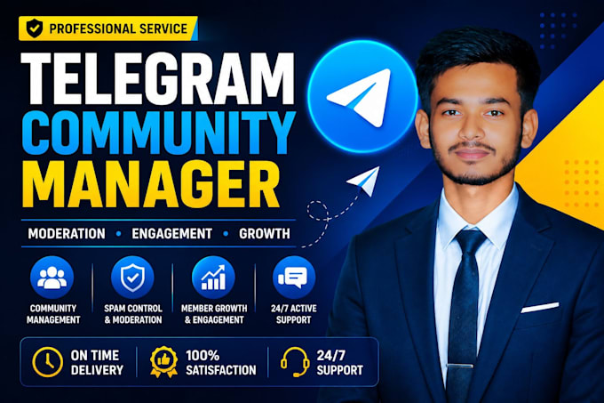 be your crypto telegram project admin or moderator