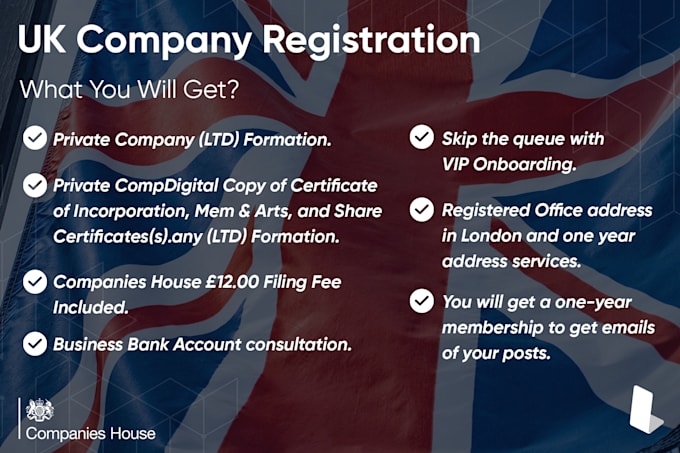 create your UK company to start your business in one day