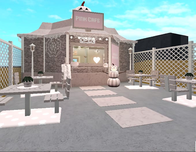 Build a small cafe in bloxburg by Sarahbuilds314 Fiverr