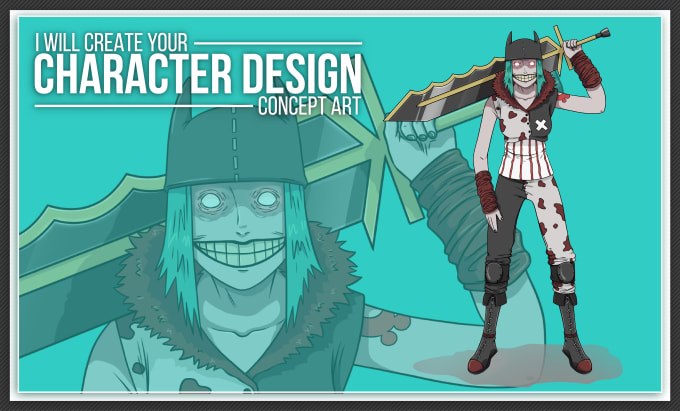 Create Your Character Design Or Concept Art As Your Request By Homanuu Fiverr 6198