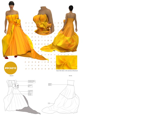 Create fashion technical sketch and tech packs by Tasmiyaravoof93 | Fiverr