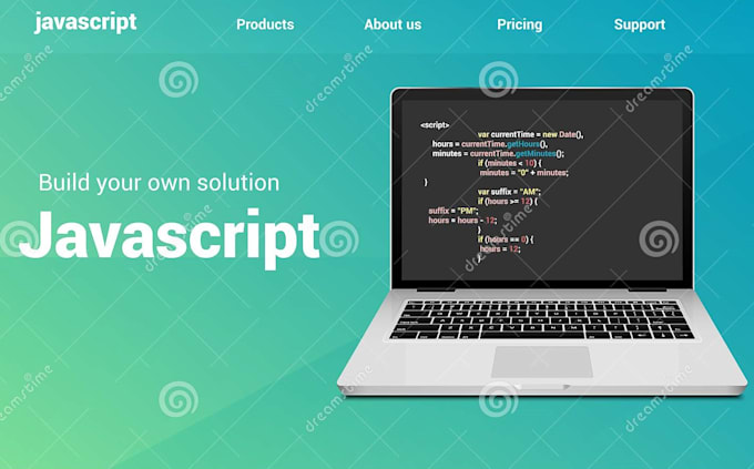 Create a custom website design by using javascript by Taniimughal | Fiverr