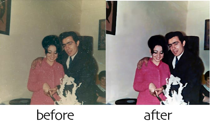 restore an old photo