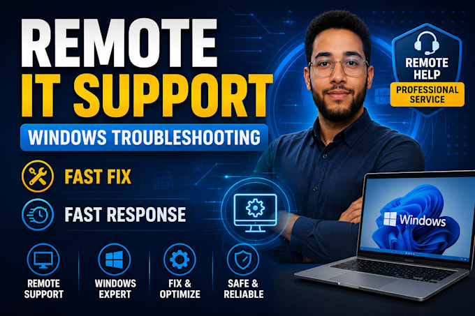 provide remote IT support and fix windows PC problems
