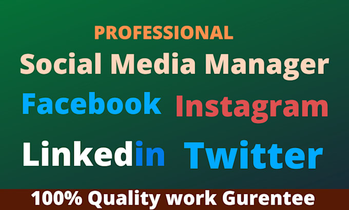 be social media marketing manager