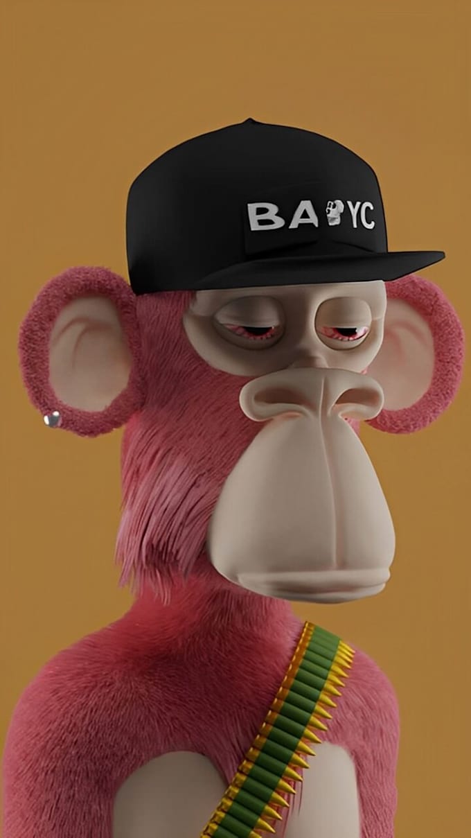 Create a nft monkey design artwork by Alek7_ Fiverr