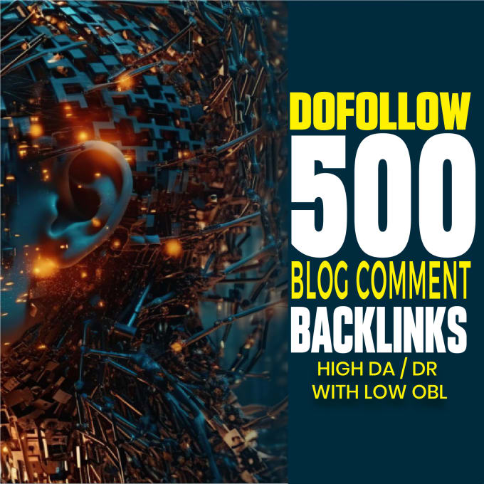create 500 manual dofollow  blog comment backlinks