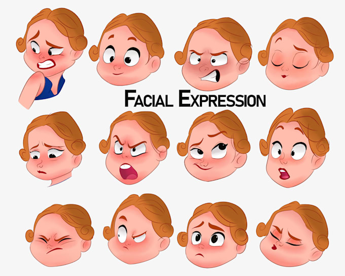 design facial expressions for your character