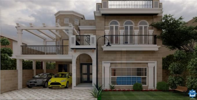 draw your architectural floor plan, 3d model and interior