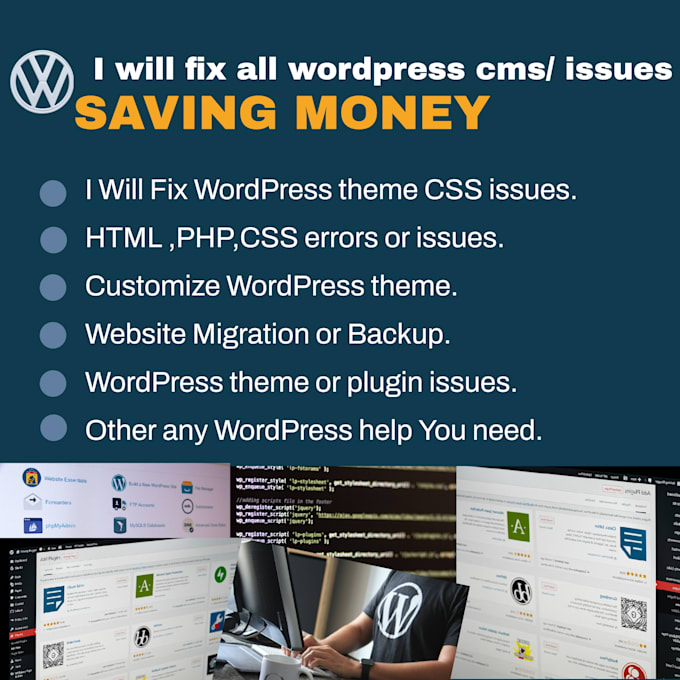 fix all wordpress website errors