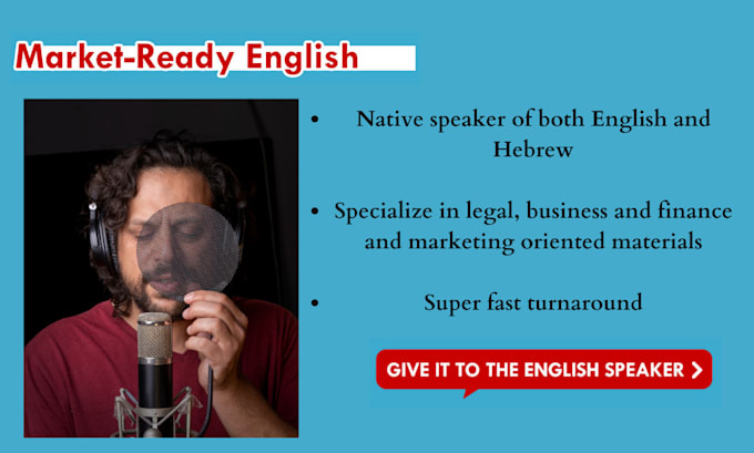 translate 500 legal or finance words to english or hebrew